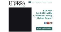 Desktop Screenshot of ederrabeauty.com